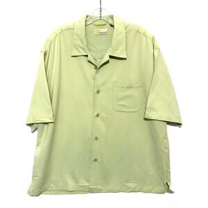 Cubavera Button Shirt Mens XL Rayon Blend Vacation Tropical Cruise Resortwear
